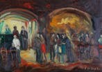 Paul Permeke (1918-1990) - Dansende figuren, Antiek en Kunst, Kunst | Schilderijen | Klassiek