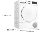 Bosch WQG233D21 - Warmtepompdroger - 9 kg sneldrogend halve, Verzenden, Zo goed als nieuw