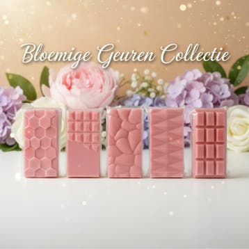 Scentulp Bloemige Wax Melts Set – 5 Bloemen Geuren, Verzenden, Nieuw