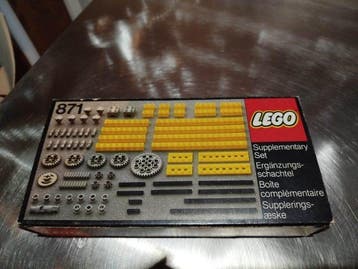Lego Set - 871 - Technic - Supplementary Set 871, Nieuw