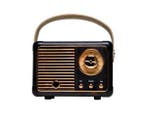 2dekans | Denver Zwart brons Vintage Radiobox - BTP-203B -, Audio, Tv en Foto, Luidsprekers, Ophalen of Verzenden, Zo goed als nieuw