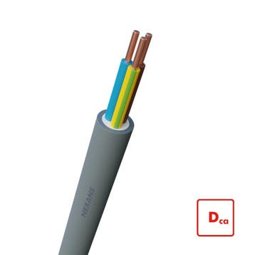 Nexans installatiekabel - YMvK Dca 3x2,5mm² - Rol van 100, Ophalen of Verzenden, Nieuw