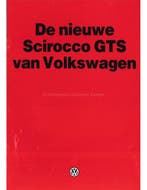 1983 VOLKSWAGEN SCIROCCO GTS BROCHURE NEDERLANDS, Nieuw, Volkswagen, Author