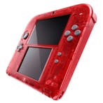 Nintendo 2DS Transparant Rood (Nette Staat), Spelcomputers en Games, Spelcomputers | Nintendo 2DS en 3DS, Ophalen of Verzenden