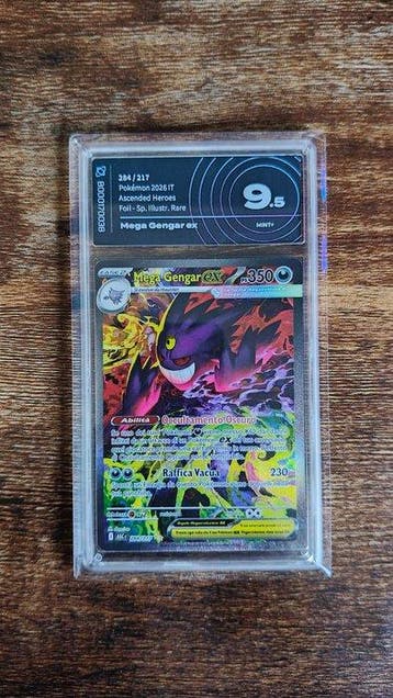 Pokémon - 1 Graded card - Gengar 284/217 Foil - AI grading, Nieuw