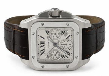 Cartier - Santos 100 Chronograph XL - Never Worn - Full, Nieuw