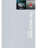 2004 MITSUBISHI LANCER EVOLUTION VIII MR BROCHURE ENGELS, Nieuw, Mitsubishi, Author