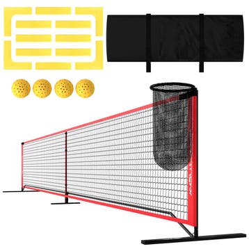 TRUUSK Draagbare Pickleball-Net Set - 6,7 M Net - Markering, Verzenden, Nieuw
