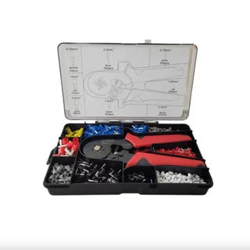 Krimptang voor adereindhulzen 0,25 – 10 mm² Met assorti..., Verzenden, Nieuw