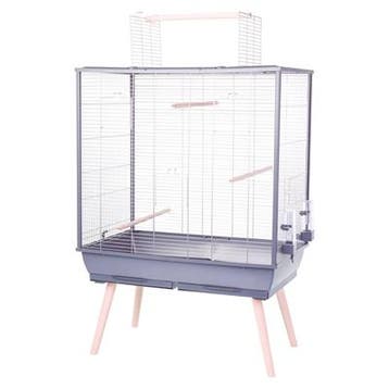 Vogelkooi Zolux Neolife Grijs – Stijlvolle Parkietenkooi.., Verzenden, Nieuw, Overige materialen, Vogelkooi