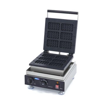 Wafelijzer Lolly Brusselse Wafel | 50–300°C | RVS | Zes, Verzenden, Nieuw in verpakking