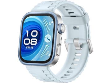 Huawei Watch Fit 4 Pro 40 mm zilver met nylon bandje groen, Verzenden, Zo goed als nieuw, Huawei