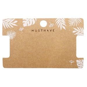 10 x Sieraden kaartjes musthave Leaves 100 x 60 mm – bro, Ophalen of Verzenden, Nieuw