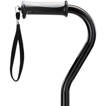 Wandelstok met offset handvat - Zwart, Ophalen of Verzenden, Nieuw