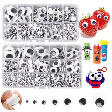 Zelfklevende Googly Wiggle Ogen voor DIY Knutselen, Verzenden, Nieuw