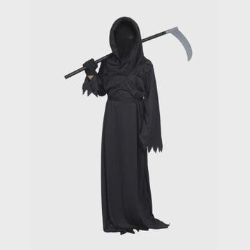 Grim Reaper Kostuum Halloween - Doodskostuum met Kap en Zeis, Verzenden