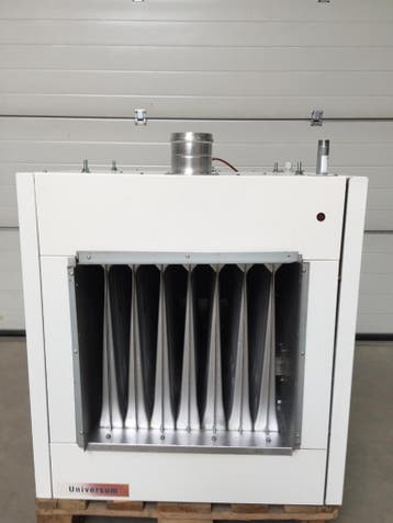 40 Kw WINTERWARM / UNIVERSUM gasheater (3029), voorzien van, Ophalen of Verzenden, Gebruikt, 800 watt of meer, Kachel