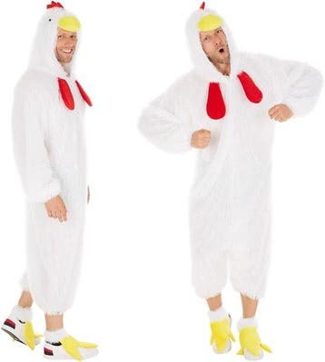 2dekans | Dressforfun Kostuum kip XL - verkleedkleding, Dressforfun, Ophalen of Verzenden, Zo goed als nieuw