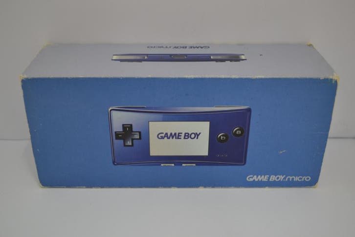 GameBoy Advance Micro Blue, Spelcomputers en Games, Spelcomputers | Nintendo Game Boy, Zo goed als nieuw, Verzenden