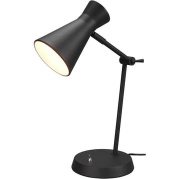 LED Bureaulamp - Tafelverlichting - Trion Ewomi - E27, Ophalen of Verzenden, Nieuw, Metaal, Overige fittingen