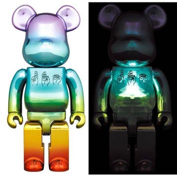 Medicom toy - BE@RBRICK 400% U.F.O. Ver. 2 (light version), Antiek en Kunst