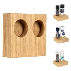 BLOC Solid - Peper en Zout Houder Eikenhout Ø 45 mm, Diepte, Nieuw in verpakking