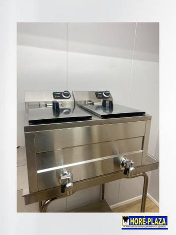 Horeca friteuse combisteel 7518.0205 | 2x8l | 230v, Nieuw in verpakking, Fornuis, Frituur en Grillen