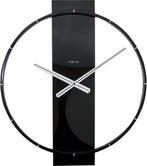 NeXtime - Wandklok- 50.8 x 58.2 x 4.3 cm - Hout/Staal -, Nieuw