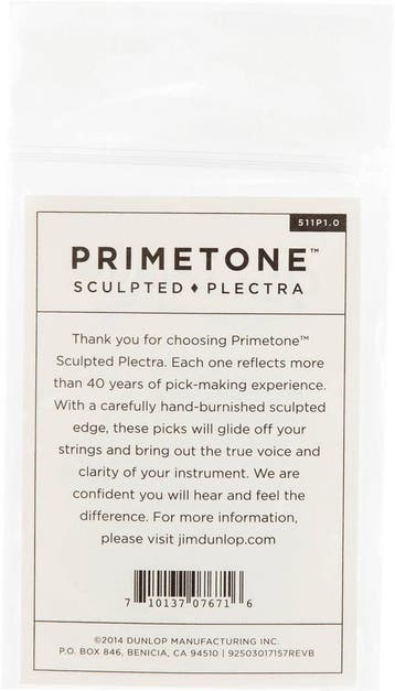 Jim Dunlop 511-100 Primetone plectrum 1.00 mm 3-pack, Verzamelen, Ophalen of Verzenden, Nieuw