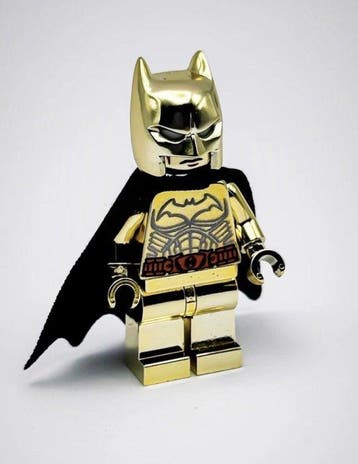 Lego Minifiguur - DC Comics - Lego Chrome Gold Batman DC, Nieuw