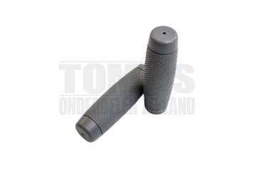 Handvatset Bobber geribbeld grijs 22mm / 24mm, Ophalen of Verzenden, Nieuw, DMP