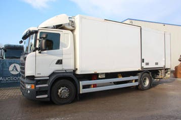 Veiling: Koelwagen Vrachtwagen Scania R410 Diesel 2013, Scania, Wit, BTW verrekenbaar, Handgeschakeld
