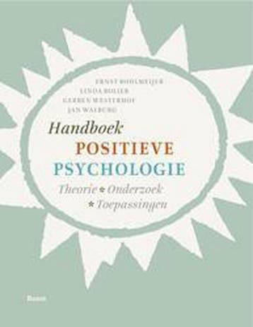 Handboek positieve psychologie 9789461059635, Verzenden, Zo goed als nieuw