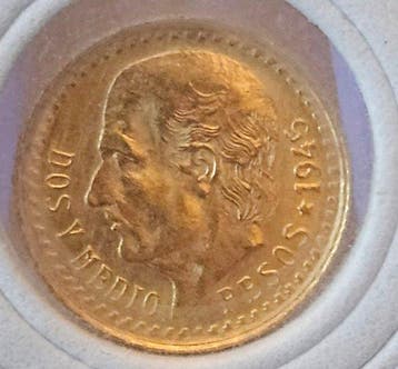 Mexico. 2.5 Pesos 1945