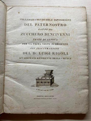 BENCIVENNI ZUCCHERO / RIGOLI LUIGI - Volgarizzamento