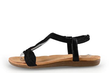 Dolcis Sandalen in maat 39 Zwart, Dolcis, Verzenden, Zwart, Sandalen of Muiltjes