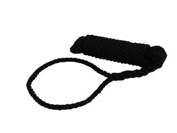 Landvast polypropyleen 12mm 12m zwart, Ophalen of Verzenden, Nieuw