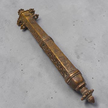 Antiek Indiase messing Qalamdan (pennenetui) - Messing -