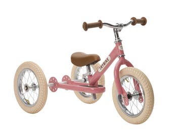Trybike Steel Vintage Pink 3 wieler (Kinderen, Loopfietsen), Ophalen of Verzenden, Nieuw