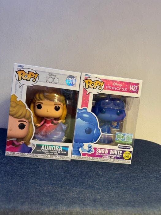 Funko - Funko Pop - Disney Princess Aurora & Snow White, Antiek en Kunst, Antiek | Speelgoed