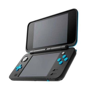 New Nintendo 2DS XL Zwart/Blauw (Nette Staat) - Licht Sch..., Spelcomputers en Games, Ophalen of Verzenden, Zo goed als nieuw