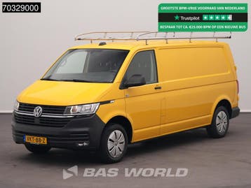 Volkswagen Transporter 90pk L2H1 Trekhaak Navi Airco Cruise, Stof, Gebruikt, Euro 6, Volkswagen