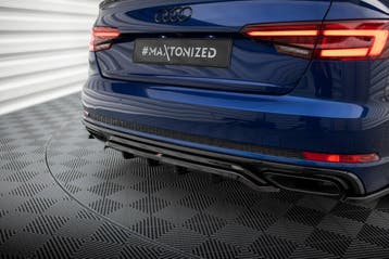 Maxton Diffuser Splitter Audi A4 Competition B9, Verzenden