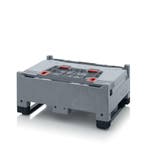 Opvouwbare palletbox 800x600x730mm met 4 inwerpluiken,, Ophalen of Verzenden