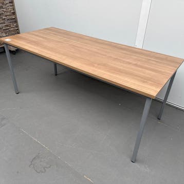 Gispen kantoortafel - 180x80 cm | kersen/havanna kleur blad, Ophalen of Verzenden, Nieuw