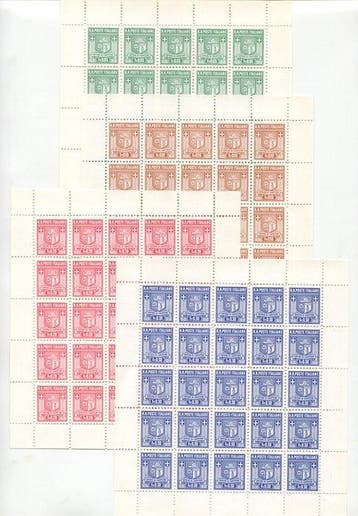 Italië - Campione 1944 - Voorbeeld 1944 - Emblemen: 4, Gestempeld