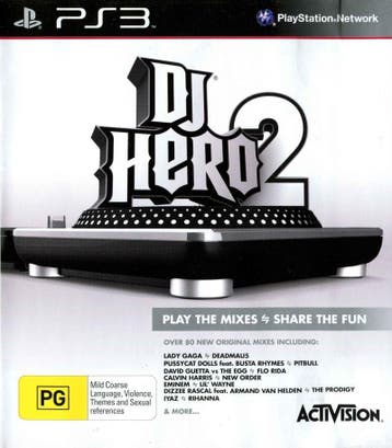 Playstation 3 DJ Hero 2, Verzenden, Zo goed als nieuw