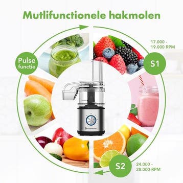 2dekans | KitchenBrothers Foodprocessor - 5 in 1, Ophalen of Verzenden, Gebruikt