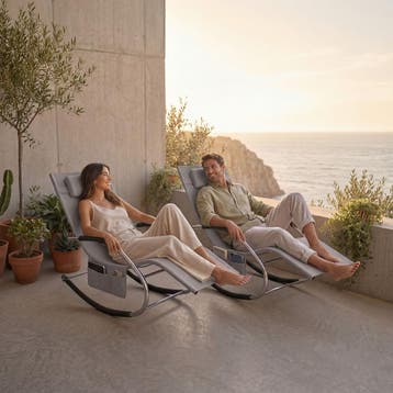 Ligstoel Taya, ergonomisch, schommelfunctie, Verzenden, Nieuw