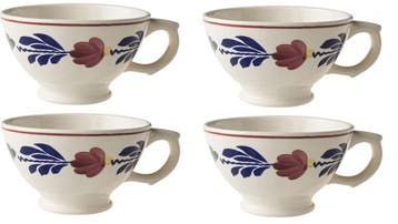 Boerenbont grote Soepkom met oor 13cm set van 4 stuks, Verzenden, Nieuw, Kop(pen) en/of Schotel(s), Aardewerk